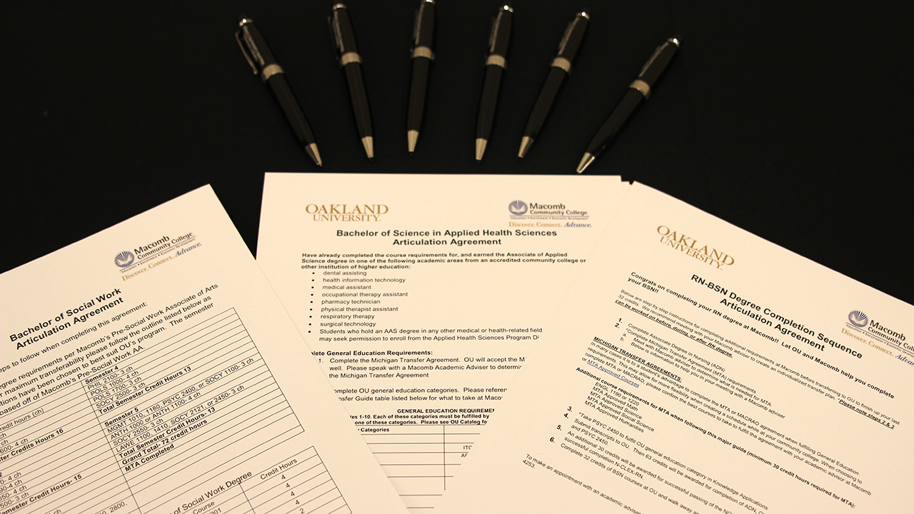 OU and Community College expand transfer agreements